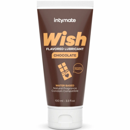 Intymate Wish Chocolate Water-Based Lubricant Gel 100ml - Chocolate Aroma