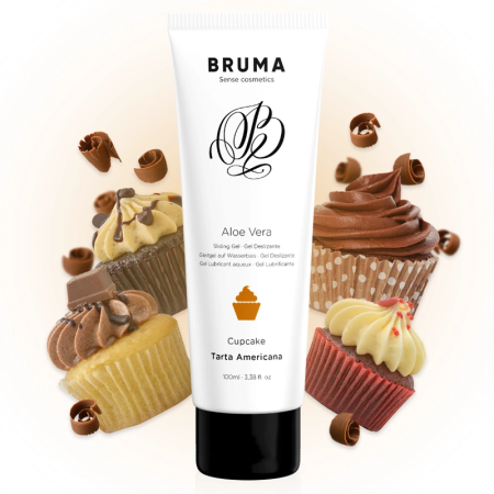 BRUMA Aloe Vera Water-Based Gel 100ml - Cupcake Scented Lubricant