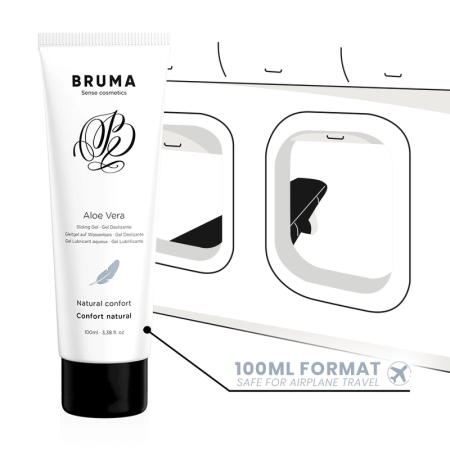 BRUMA Aloe Vera Water-Based Intimate Gel 100ml - Hydrating Comfort Formula