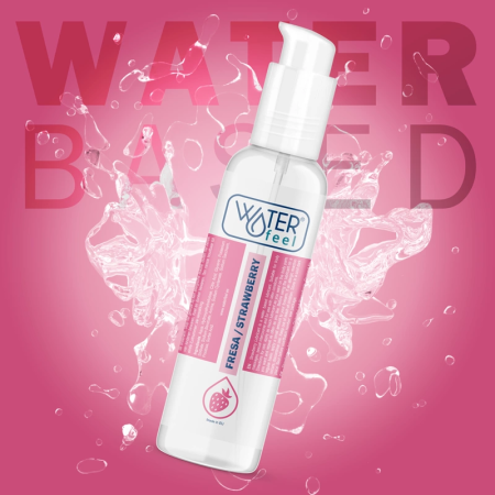 Waterfeel Strawberry Water-Based Lubricant 175ml with Locking Cap