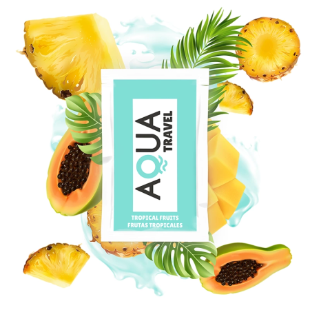 AQUA TRAVEL Water-Based Lubricant Tropical Fruits 6ml Compact Sachet