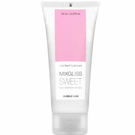 Mixgliss Water-Based Lubricant Bubblegum Scent 70ml Leakproof Bottle
