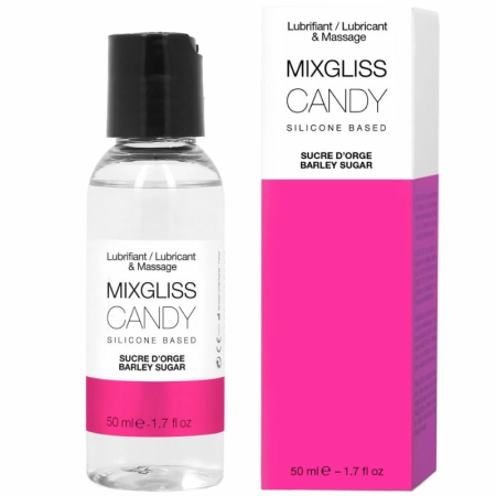 Mixgliss Candy Silicone Lubricant 50ml - Caramel Aroma, 2-in-1 Formula