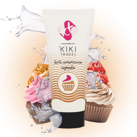 Kiki Travel Cupcake Flavored Water-Based Lubricant 50ml Vegan Formula