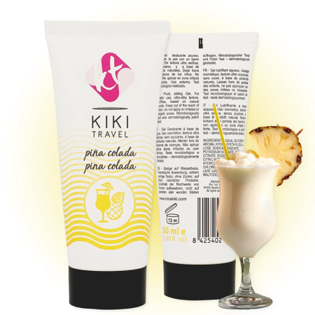 Kiki Travel Lubricant Pina Colada 50ml - Vegan, Water-Based Formula