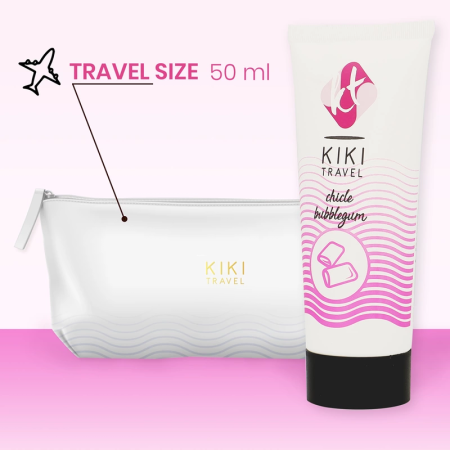 Kiki Travel Bubblegum Water-Based Lubricant 50ml Vegan Formula