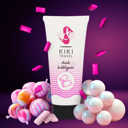 Kiki Travel Bubblegum Water-Based Lubricant 50ml Vegan Formula