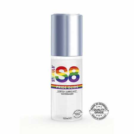 S8 Glide Pride Water-Based Lubricant 125ml - Extra Thick Formula