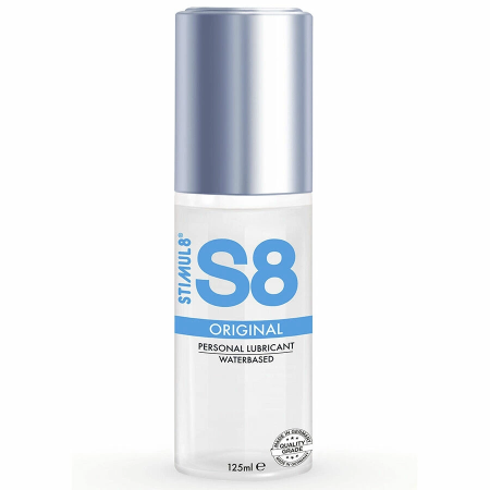 S8 Water-Based Lubricant 125ml - Gentle Formula, Paraben-Free