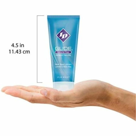 ID Glide Water-Based Lubricant Ultra Long Lasting 60ml Travel Tube