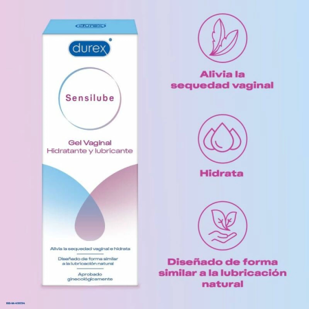 Durex Sensilube Intimate Moisturizing Gel 40ml - Daily Use, Odorless