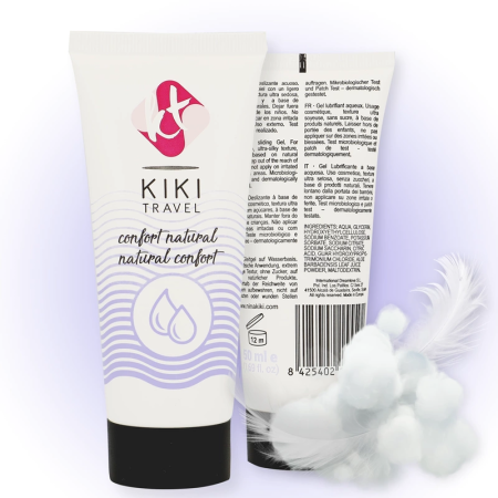 KIKI Travel Comfort Water-Based Vegan Lubricant 50ml - Natural Formula