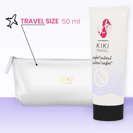 KIKI Travel Comfort Water-Based Vegan Lubricant 50ml - Natural Formula