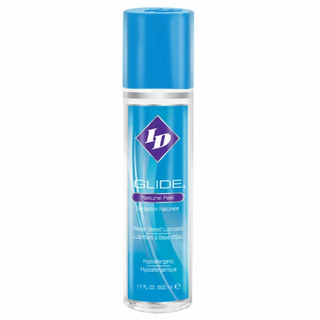 ID Glide Water-Based Lubricant 500 ml - Long-Lasting, Silky Formula