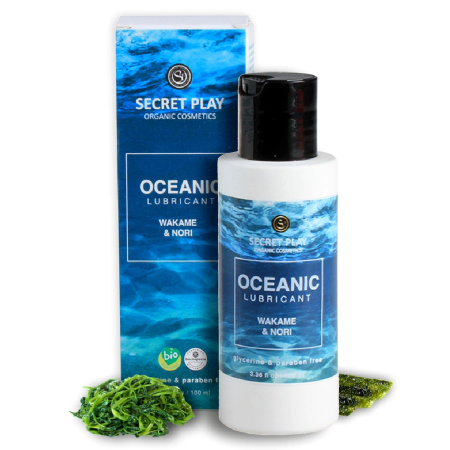Secret Play Oceanic Organic Lubricant 100ml - Vegan Water-Based Formula