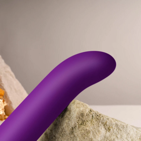 Rocks-Off Chaiamo G Vibrator Purple - Curved Silicone, 10 Modes, Waterproof