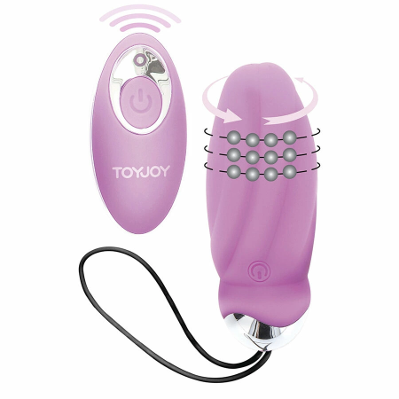 ToyJoy You Crack Me Up Remote Control Intimate Egg, 8 Modes, Purple