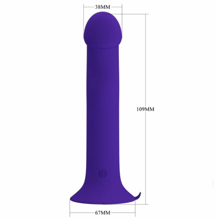 Pretty Love Murray Youth Violet Rechargeable Vibrating Model 12 Modes
