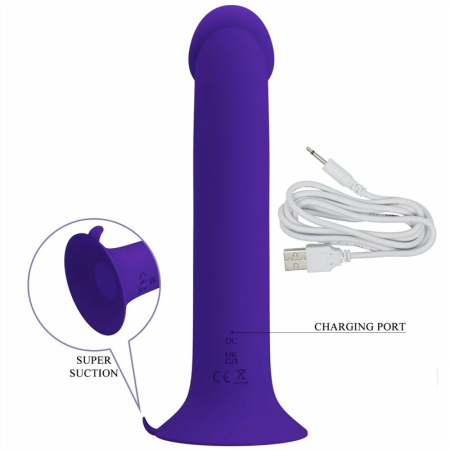 Pretty Love Murray Youth Violet Rechargeable Vibrating Model 12 Modes