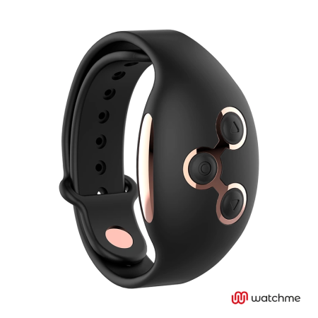 WATCHME Wireless Control Smartwatch Jet Black & Copper - Waterproof