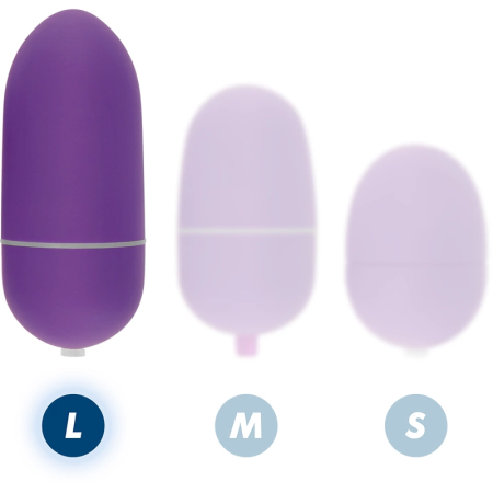 ONLINE Vibrating Egg L Wireless Remote Control Purple 8cm ABS