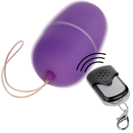 ONLINE Remote Control Intimate Egg M Purple - 10 Modes, Waterproof ABS