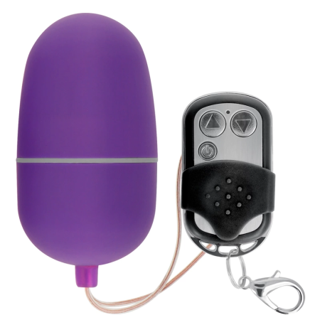 ONLINE Remote Control Intimate Egg M Purple - 10 Modes, Waterproof ABS