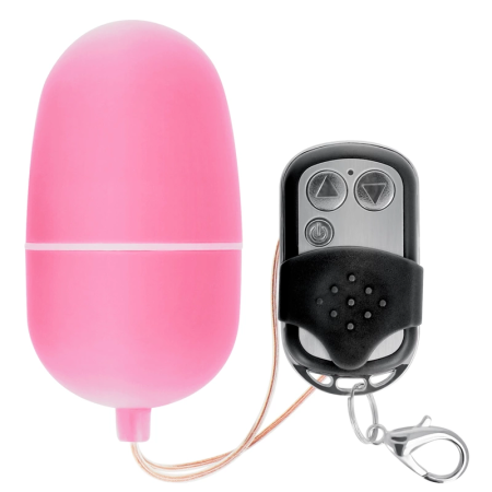 ONLINE Remote Control Vibrating Egg M Pink - 10 Modes, Waterproof, ABS
