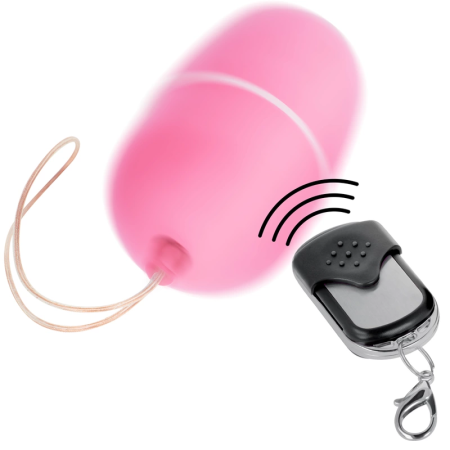 ONLINE Remote Control Vibrating Egg M Pink - 10 Modes, Waterproof, ABS