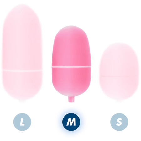 ONLINE Remote Control Vibrating Egg M Pink - 10 Modes, Waterproof, ABS