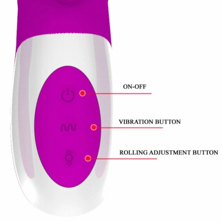 Pretty Love Adrian Silicone Rechargeable Multi-Function Intimate Device