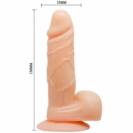 Baile Prime Dong Vibrating & Rotating Intimate Machine Natural 22 cm