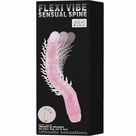 Baile Flexi Vibe Sensual Spine Bendable Vibrator Lilac 23.5 cm