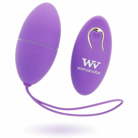 Womanvibe Alsan Remote Control Intimate Egg Silicone Lilac 3.5x7.1cm