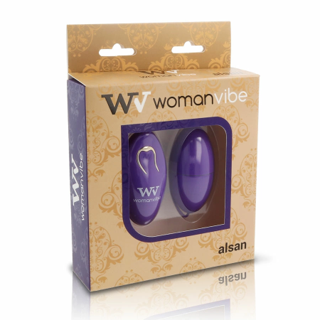 Womanvibe Alsan Remote Control Intimate Egg Silicone Lilac 3.5x7.1cm