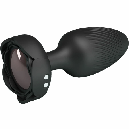 Pretty Love Varian Black Plug with LED Light 10.8 cm Silicone