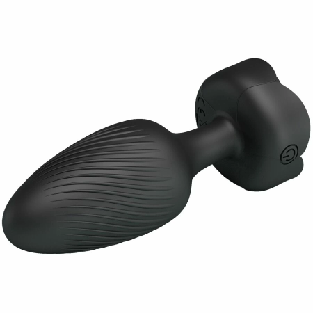 Pretty Love Varian Black Plug with LED Light 10.8 cm Silicone