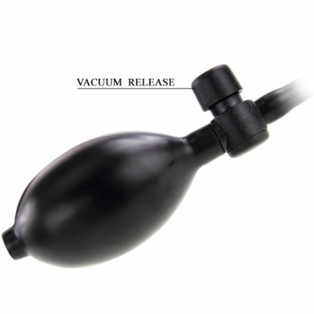 Pretty Love BI-040096Q Inflatable Silicone Black Anal System