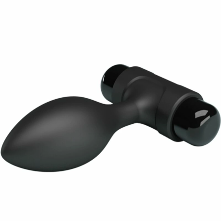Pretty Love BI-040077 Anal Plug Black 10-Function Silicone System