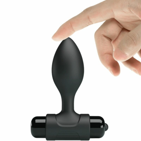 Pretty Love BI-040077 Anal Plug Black 10-Function Silicone System