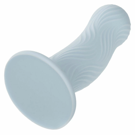 CalExotics Wave Rider Foam Intimate Plug Blue Silicone Flexible Base
