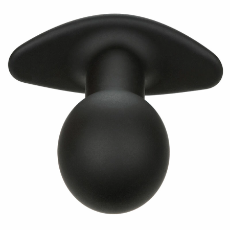 CalExotics Rock Bottom Silicone Black Vibrating Plug 10 Modes USB Rechargeable
