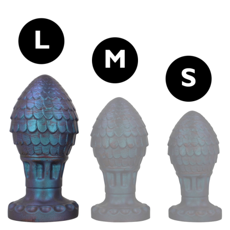 EPIC Vrakos Dragon Egg Silicone Plug Size L - Ergonomic, Large, Mythology-Inspired