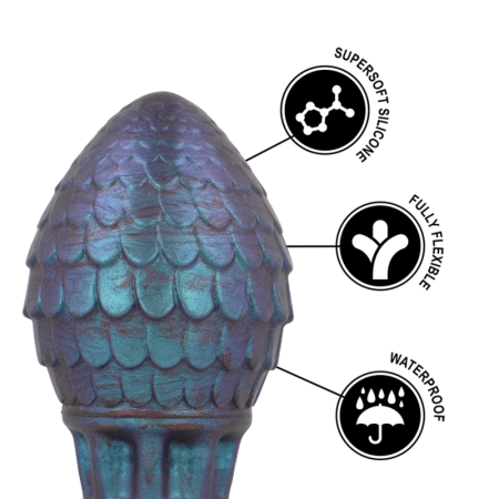 EPIC Vrakos Dragon Egg Silicone Plug M - Ergonomic Mythology-Inspired Design