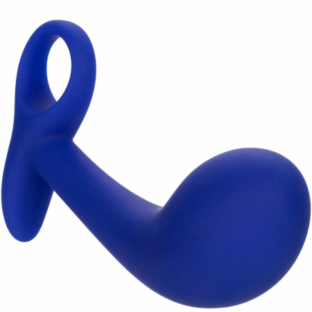 CalExotics Admiral Anal Training Set 2 Silicone Plugs Blue Ergonomic