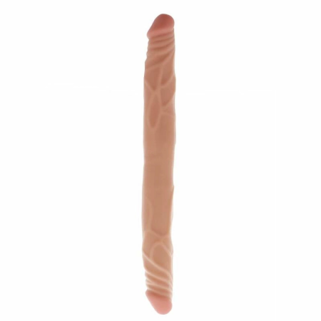 Get Real Dual-Ended Intimate Device 35 cm Skin Tone Flexible PVC