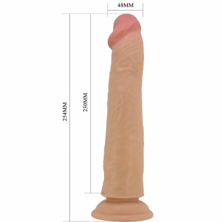 Pretty Love Sharife Intimate Machine 25cm Flesh Tone, Suction Base, TPR