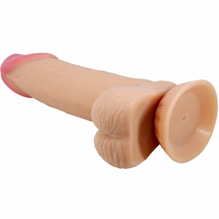 Pretty Love Sliding Skin Series TPR Model with Suction Cup 19.4cm Beige