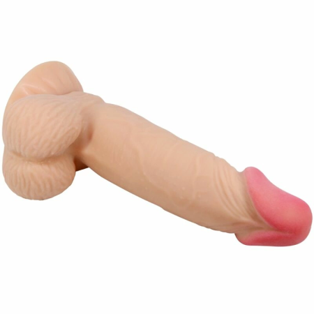 Pretty Love Sliding Skin Series TPR Model with Suction Cup 19.4cm Beige