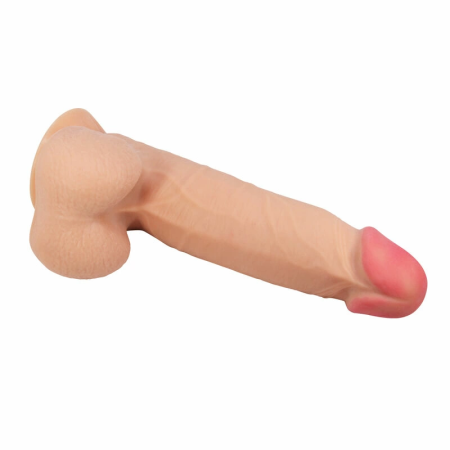 Pretty Love Sliding Skin Series Intimate Model with Suction Base 21.8cm Flesh